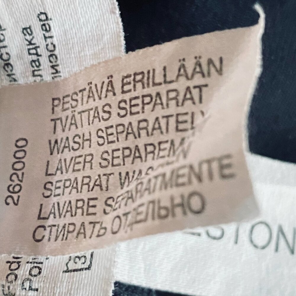 Rukka Womens Girls Bib Pants Size 158 Zip Off Wind Stopper Navy Blue S Vintage - Picture 13 of 14